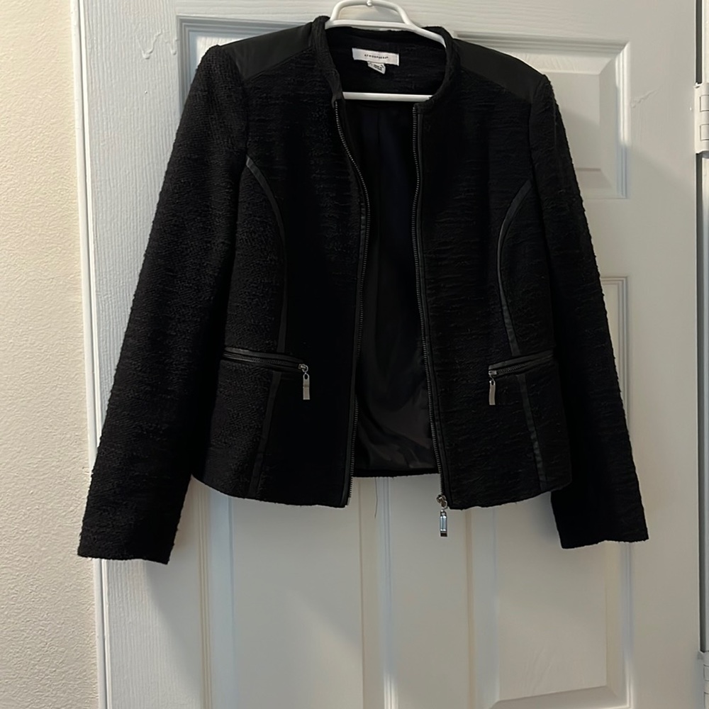 Primark (UK) black tweed blazer/jacket